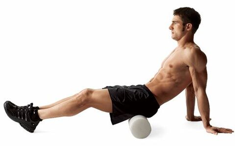 Roller exercise for prostatitis