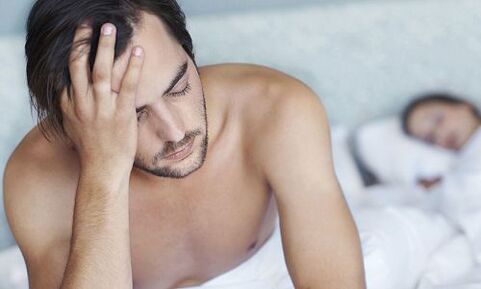 Prostatitis in men is often accompanied by lack of sexual desire