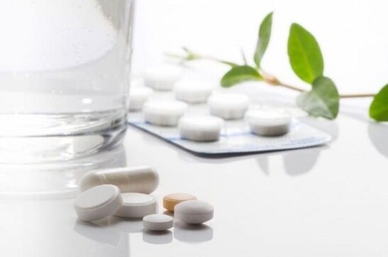 Tablets for treating chronic prostatitis