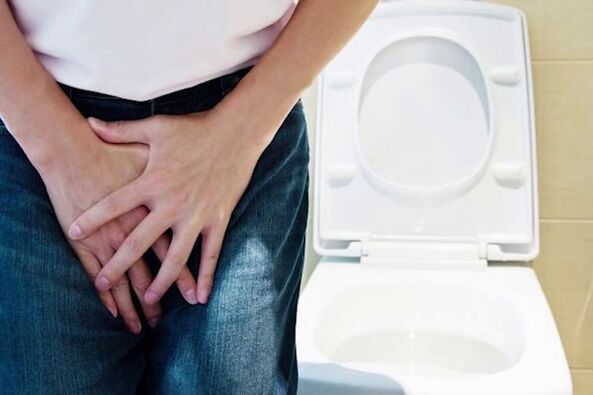 One of the symptoms of prostatitis is urine retention